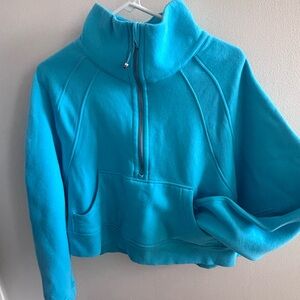Lululemon Teal Half-Zip Hoodie